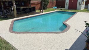Outdoor epoxy flooring